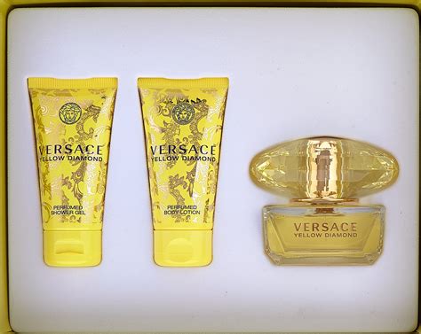 versace yellow diamond 3 piece set|More.